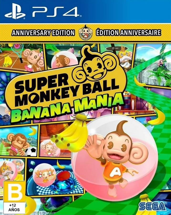 SUPER MONKEY BALL BANANA MANIA PS4 [SECUNDARIA]