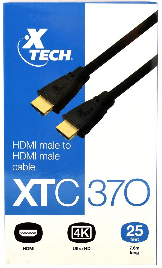 CABLE HDMI XTECH XTC 370 7.6M [60]