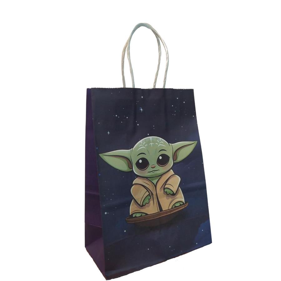 FUNDA DE REGALO BABY YODA 15 X 21 CM  [2142]