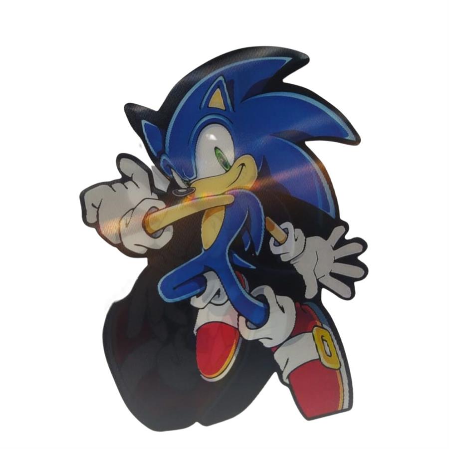 STICKER HOLOGRÁFICO SONIC [15 cm]