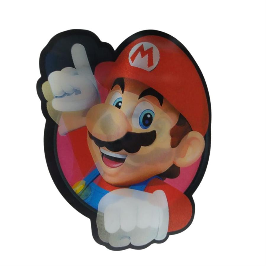 STICKER HOLOGRÁFICO MARIO BROS [13 cm]