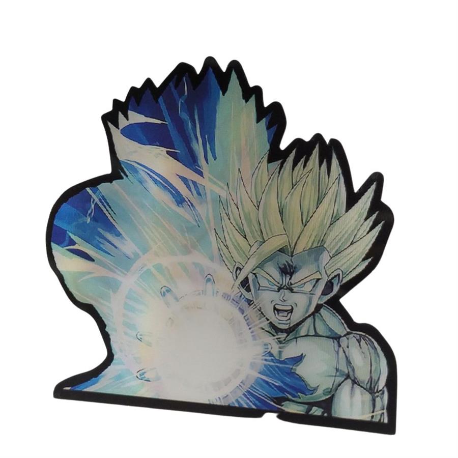 STICKER HOLOGRÁFICO GOKU Y GOHAN [13 cm]