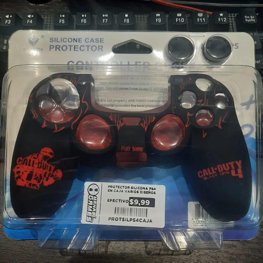 Protector silicona PS4 + 2 Protectores de análogos