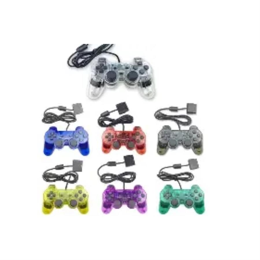 CONTROL PS2 TRANSPARENTE CON CABLE [2955]