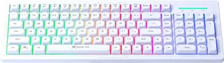 TECLADO RGB XTRIKE ME KB-309 WH [3536]