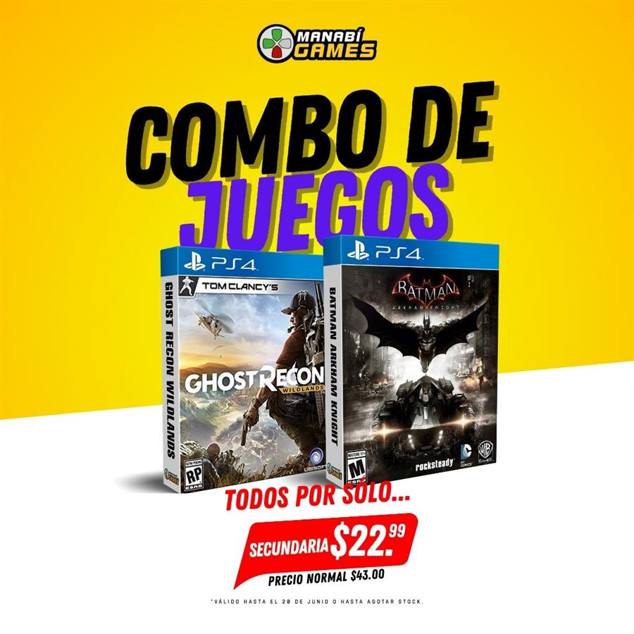 COMBO: GHOST RECON WILDLANDS + BATMAN ARKHAM KNIGHT