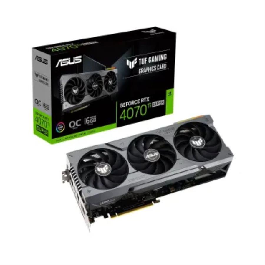 VIDEO ASUS DUAL GEFORCE RTX-4070 TI SUPER 16GB GDDR6X 256BITS 2HDMI 3DP PCI EXP. 4.0