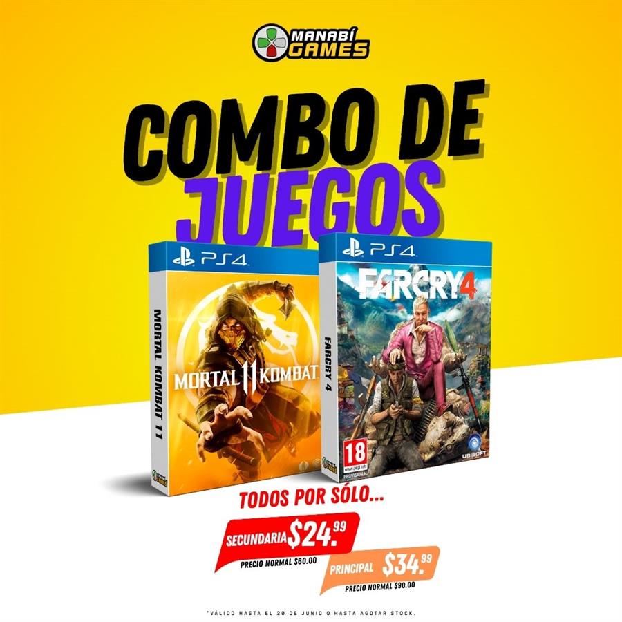 COMBO: MORTAL KOMBAT 11 + FARCRY 4 PS4 PRINCIPAL