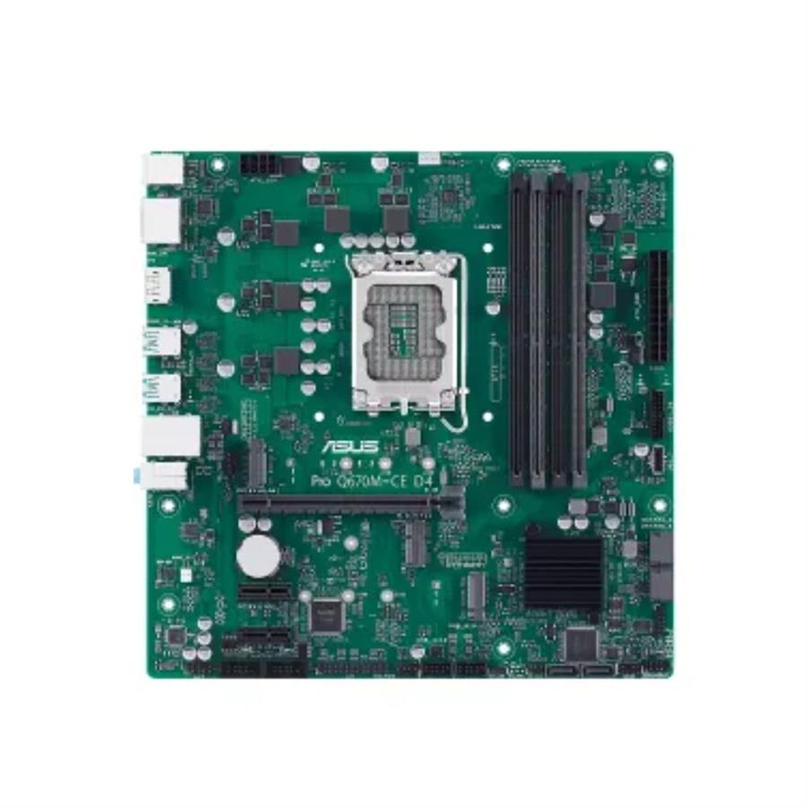 MBO ASUS PRO Q670M-CE D4-CSM 13VA-12VA LGA1700 4DDR4-3200 2DP HDMI 2M.2 6USB PCIE4.0 MATX