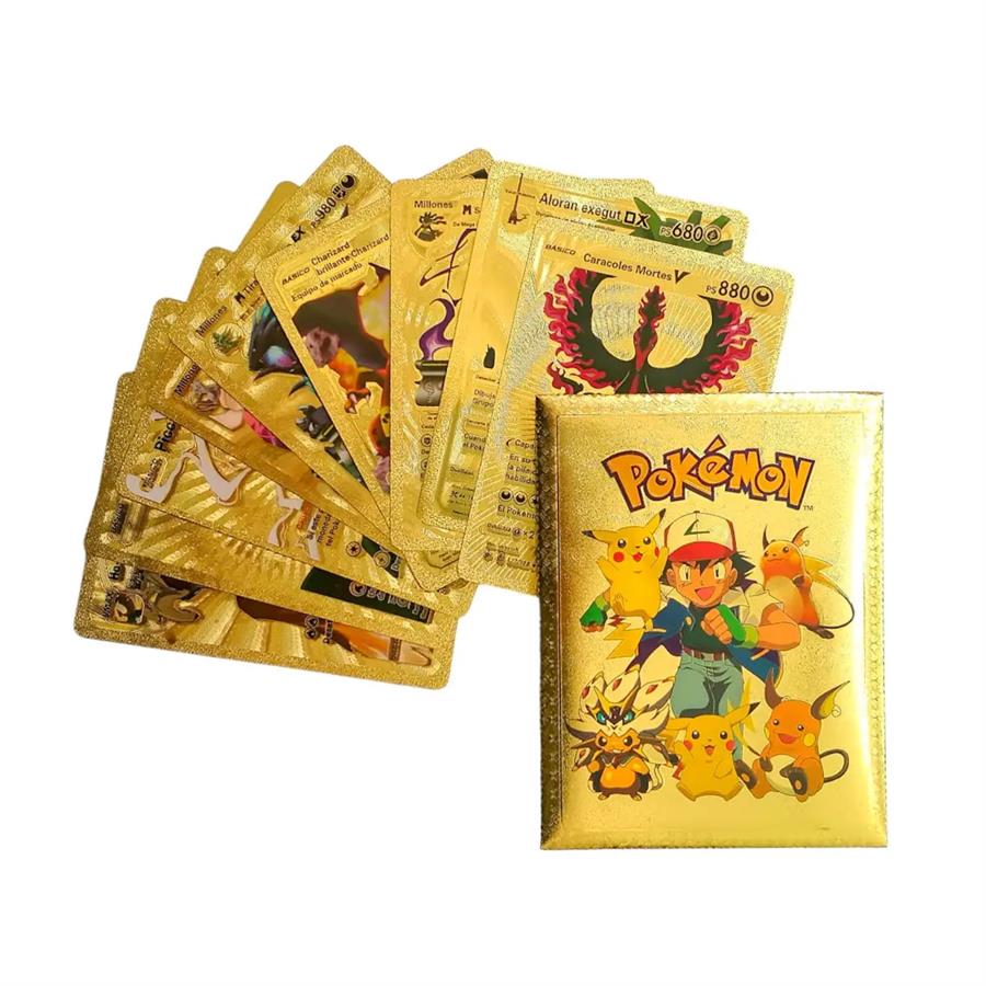 CARTAS POKEMON SOBRE DORADO X10 [3481]