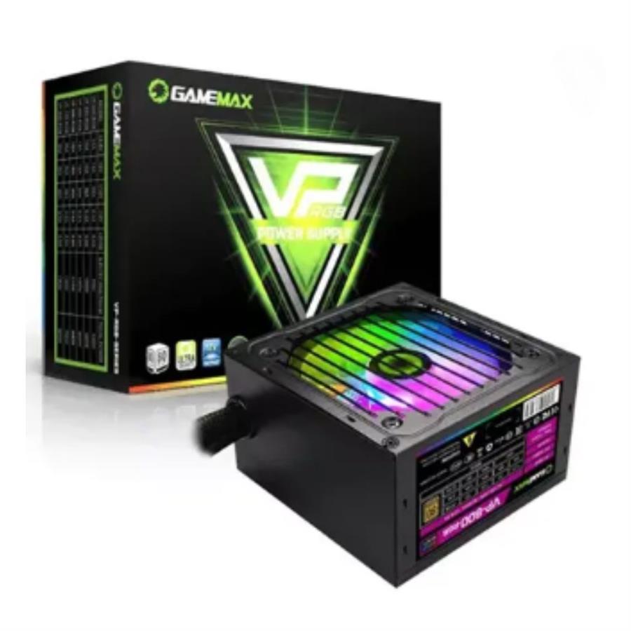 GAMEMAX VP-800 CERTIFICADA 80+ BRONZE / CON VENTILADOR 12CM ULTRA SILENCIOSO / 800 WATTS