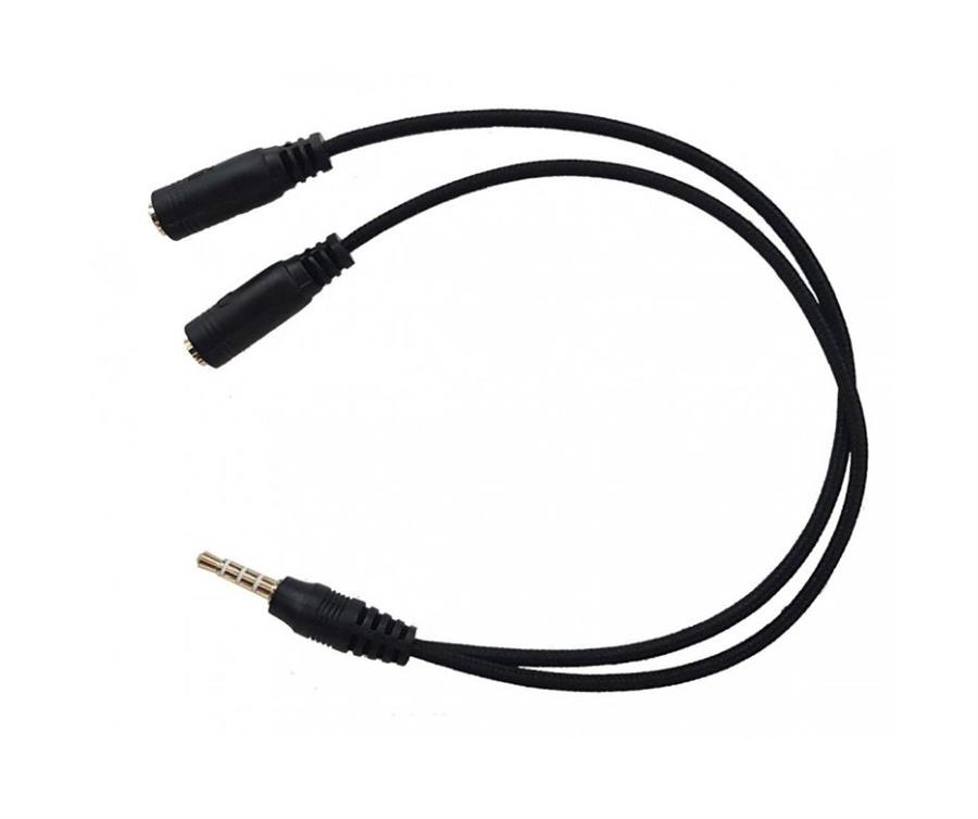 ADADTADOR HAVIT 3.5MM 2 HEMBRAS 1 MACHO HV-G06 [3314]