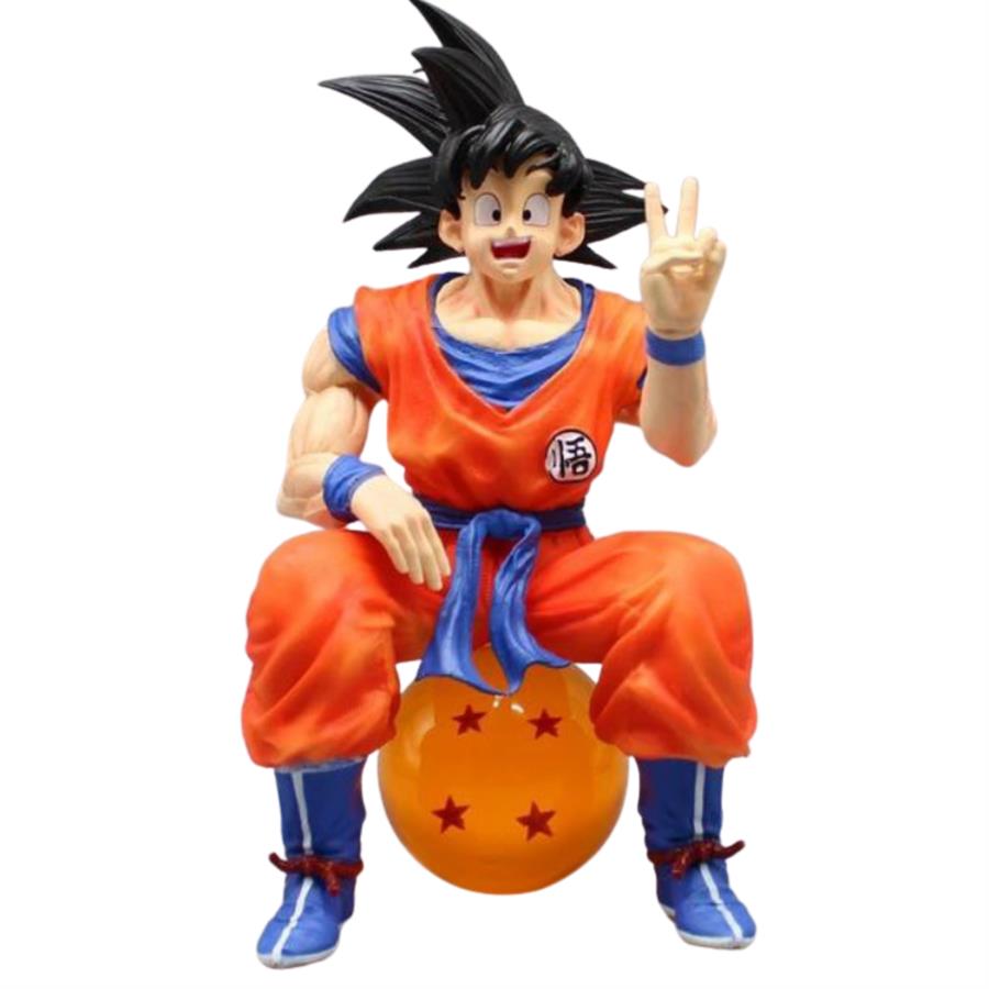 GOKU SENTADO ESFERA 4 ESTRELLAS [21CM]