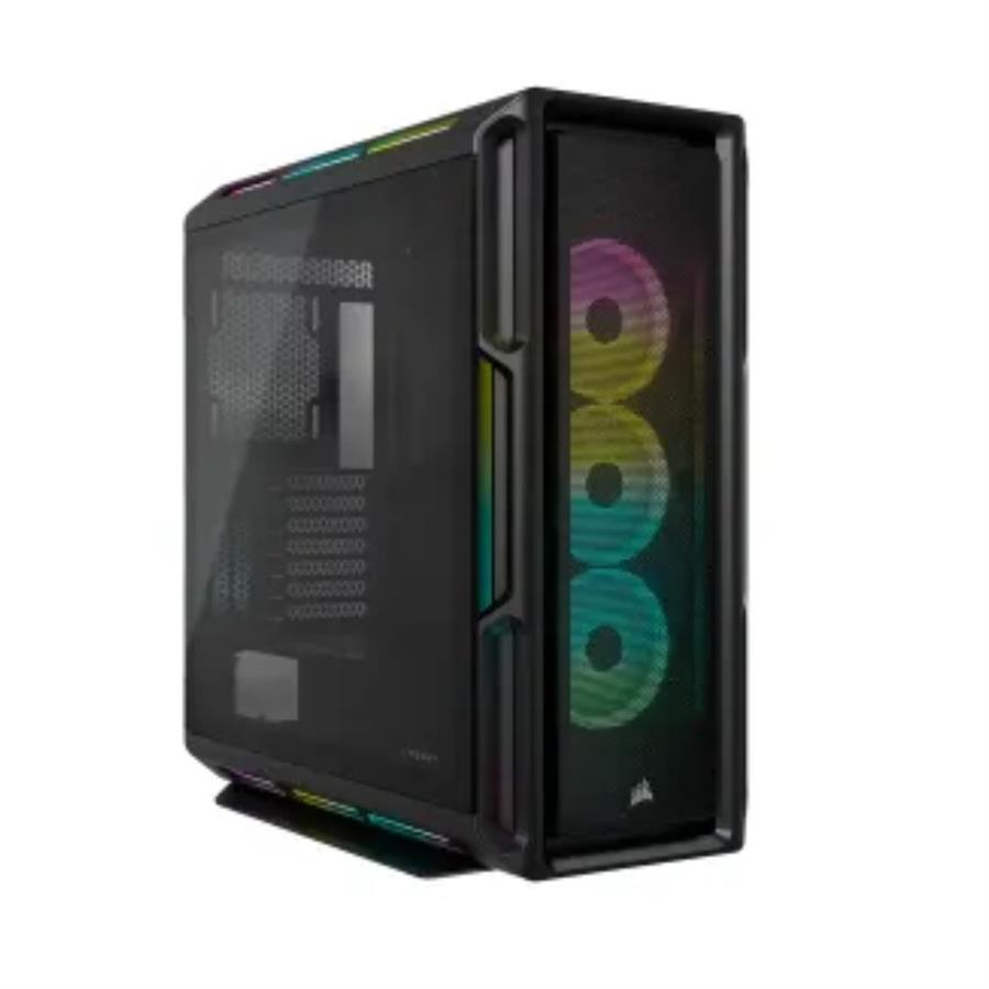 CASE CORSAIR ATX ICUE 5000T RGB TEMPERED GLAS MID-TOWER CASE N-PS 3VEN NEGRO