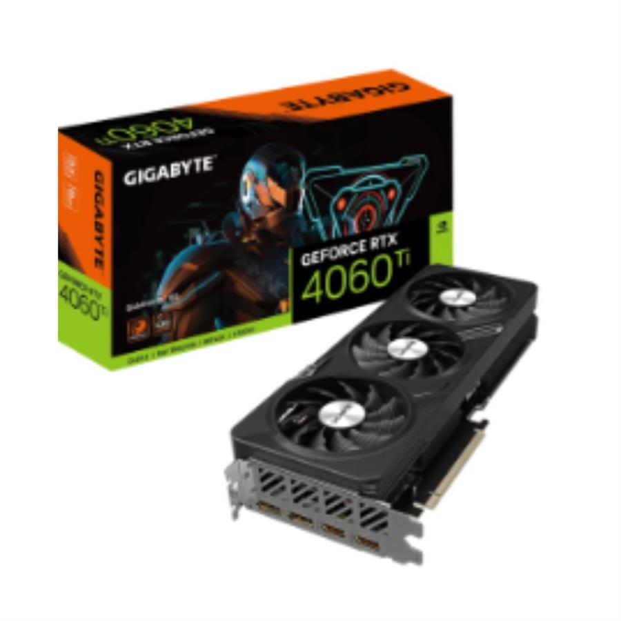 TARJETA DE VIDEO GIGABYTE RTX-4060 GAMING OC 8GB GDDR6 128BIT 2HDMI 2DP 3VENT. PCIE 4.0