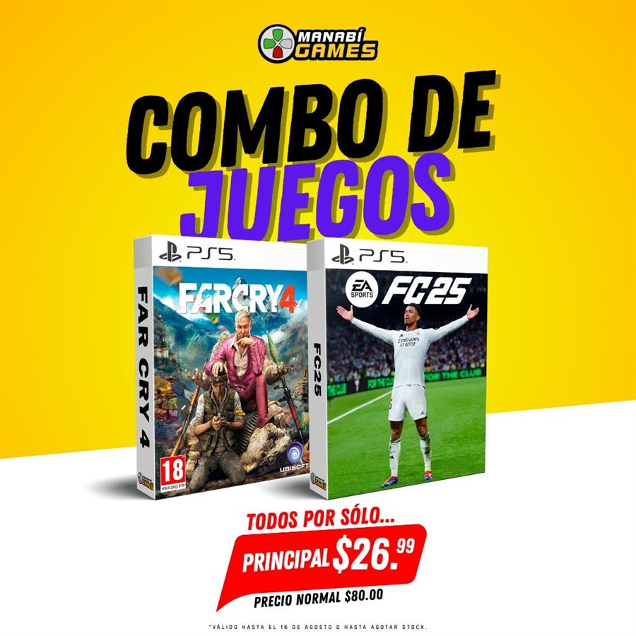 COMBO: FC 25 + FAR CRY 4 // PS5 PRINCIPAL