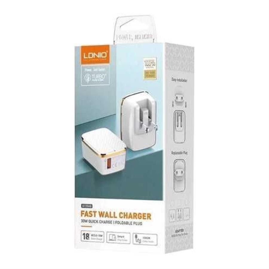 CARGADOR LDNIO A1204Q TIPO C 18W [1198]