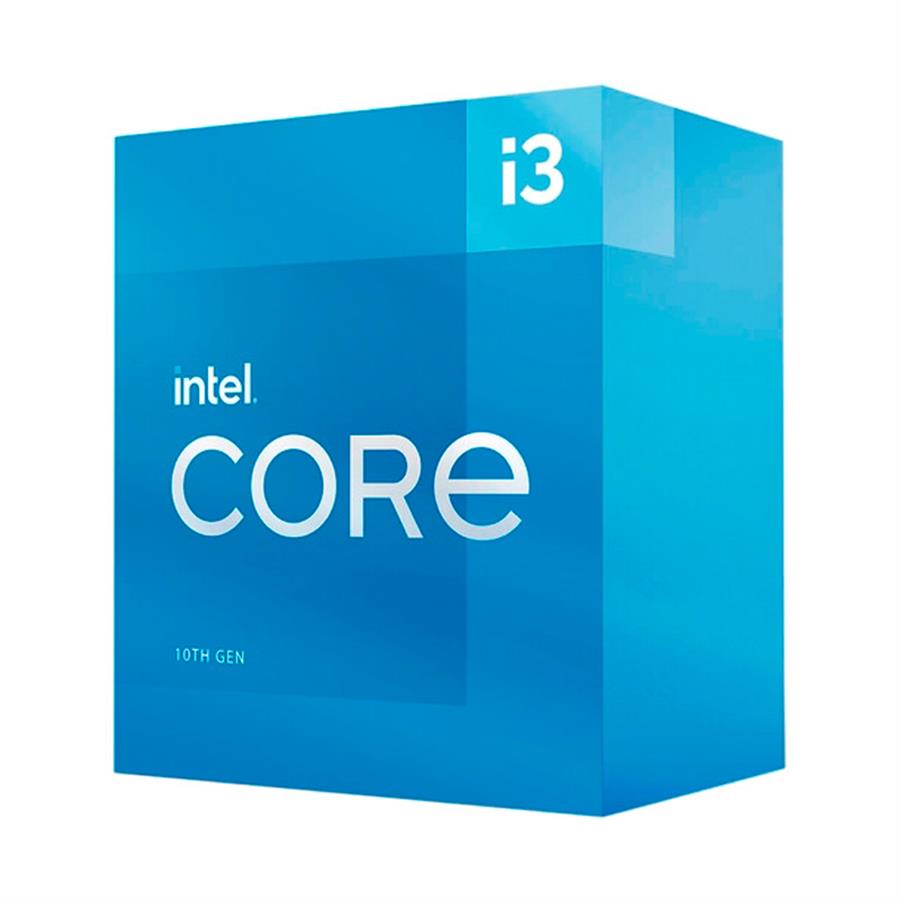 INTEL CORE I3-10105 10GEN 3.70-4.40GHZ 4NUCLEOS 8HILOS 6MB DDR4-2666 UHD630 LGA1200