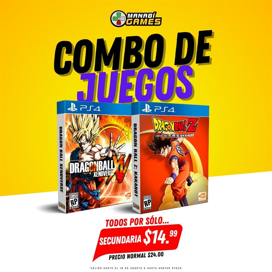 COMBO: DRAGON BALL Z KAKAROT + DRAGON BALL Z XENOVERSE 1 // PS4 SECUNDARIA