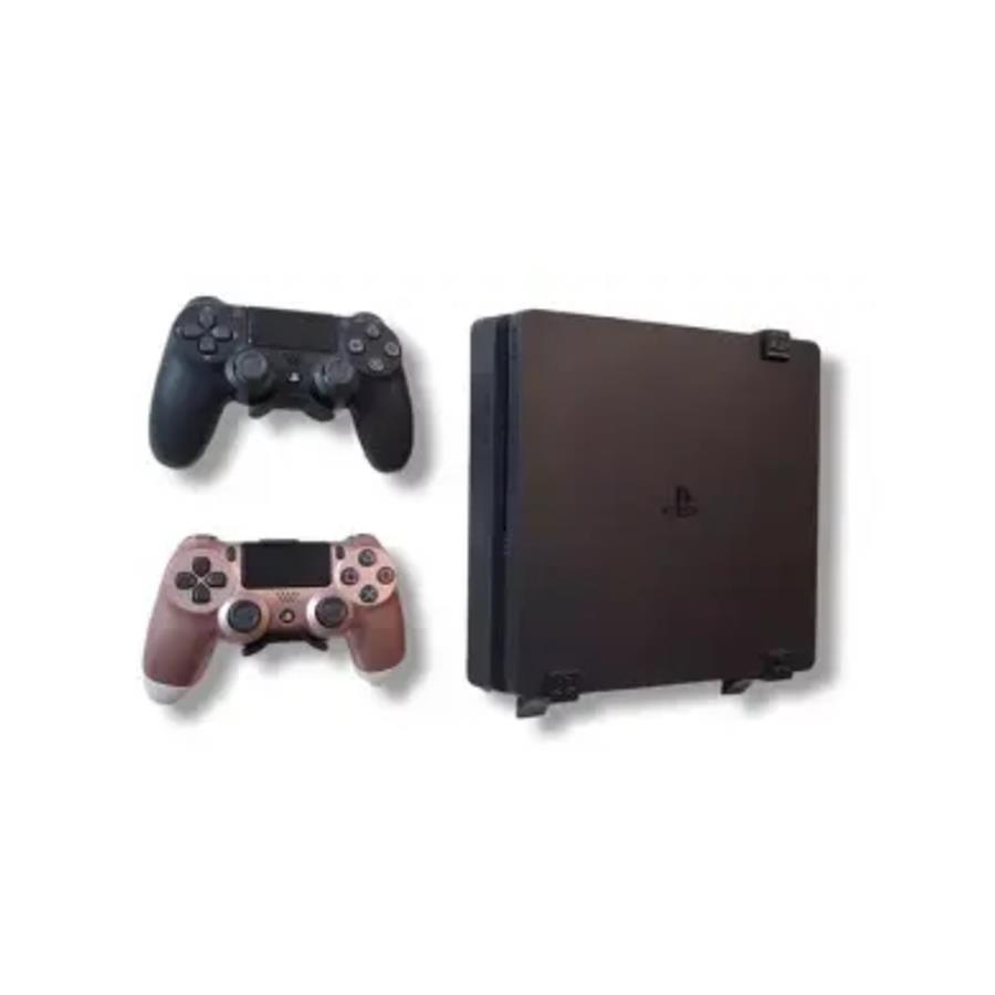 KIT COMPLETO SOPORTE DE PARED CONSOLA PS4 SLIM [3562]