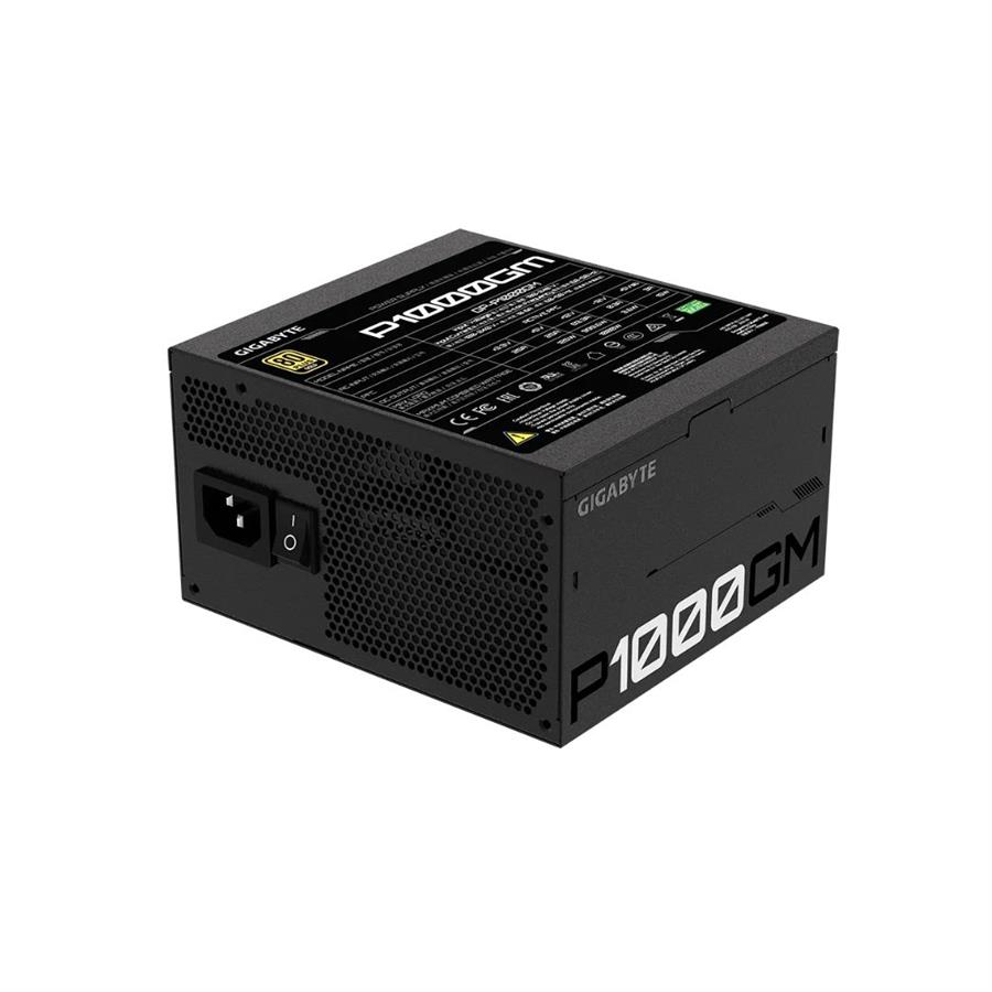 FUENTE DE PODER GIGABYTE 1000W 80 PLUS GOLD FULLY MODULAR POWER