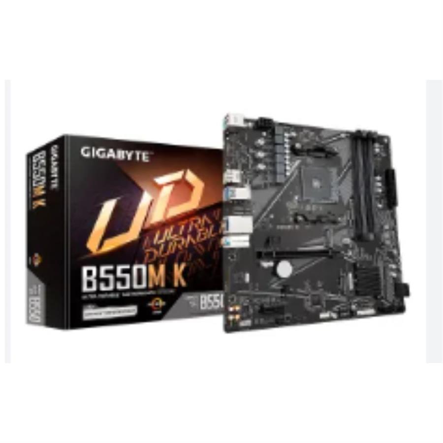 MBO GIGABYTE B550M-K AMD AM4 RYZEN 5000 4DDR4-3200 M.2DP HDMI PCIE4.0 MICROATX