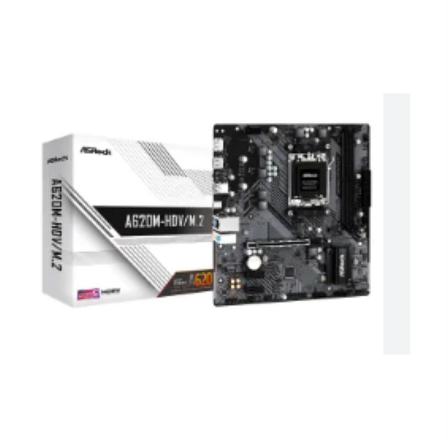 MBO ASROCK A620M HDV/M.2 AMD5 HDMI-DP 2XDDR5 6USB 4SATA3 PCIE1X16-2X1 M.2 MICROATX