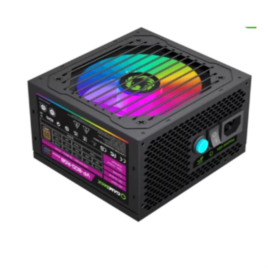 GAMEMAX VP-800 RGB SEMI MODULAR CERTIFICADA 80+ BRONZE / CON VENTILADOR 12CM ULTRA SILENCIOSO / 800 WATTS
