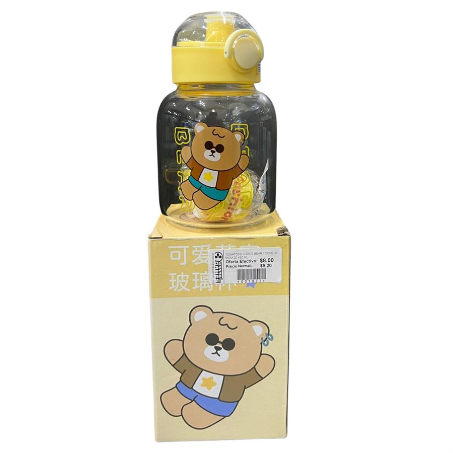 TOMATODO VIDRIO BEAR / CONEJO MCM-20 480 ML [1052]