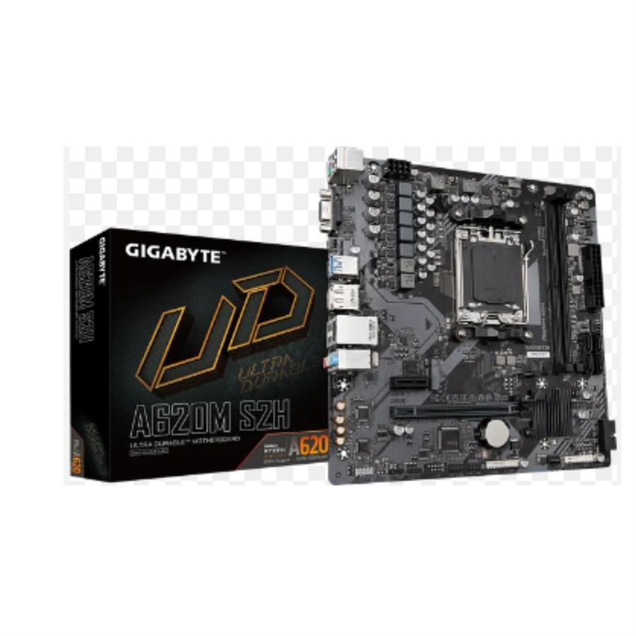 MBO GIGABYTE A620M S2H AMD AM5 2DDR5 HDMI D-SUB DP M.2 USB3.2 PCIE4.0 MATX