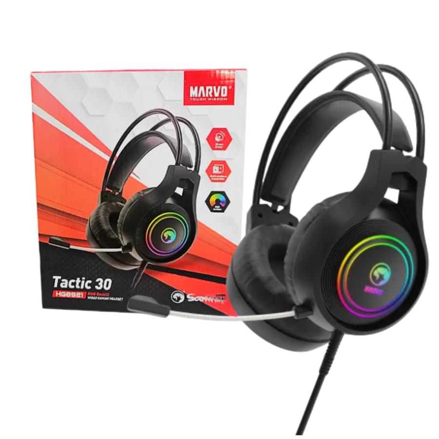 AUDIFONOS MARVO TACTIC 30 HG8921 [3751]
