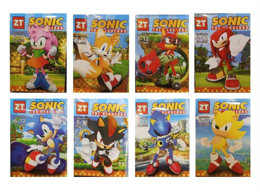 SONIC PERSONAJES LEGO [6 cm]